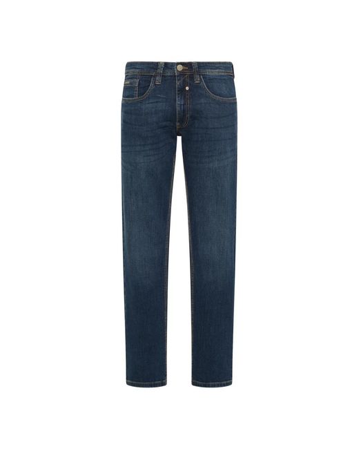 carlo colucci Blue Straight Jeans for men