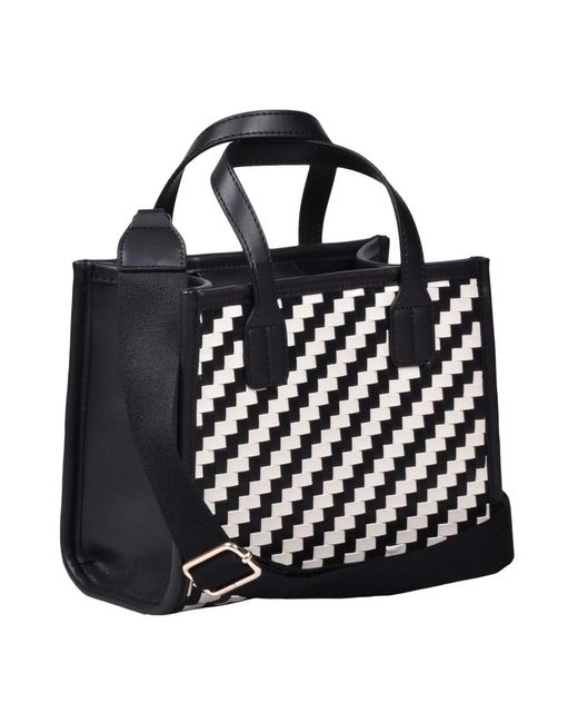 Tommy Hilfiger Black City Small Tote Tasche Mit Riemen