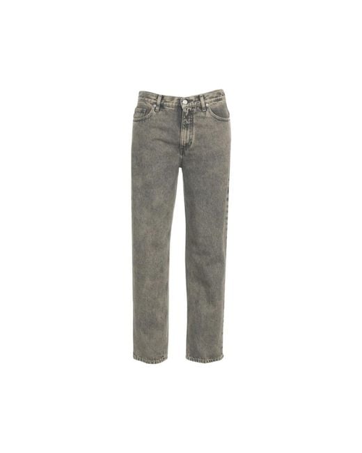 Nine:inthe:morning Straight Jeans in het Gray