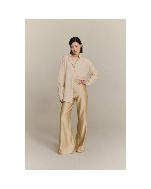 Cortana Natural Wide Trousers
