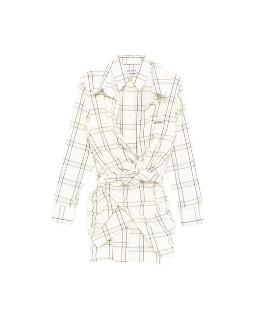 The Attico White Shirt Dresses
