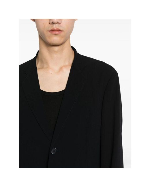 Blazers Giorgio Armani pour homme en coloris Black