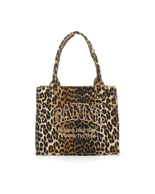 Ganni Black Tote Bags