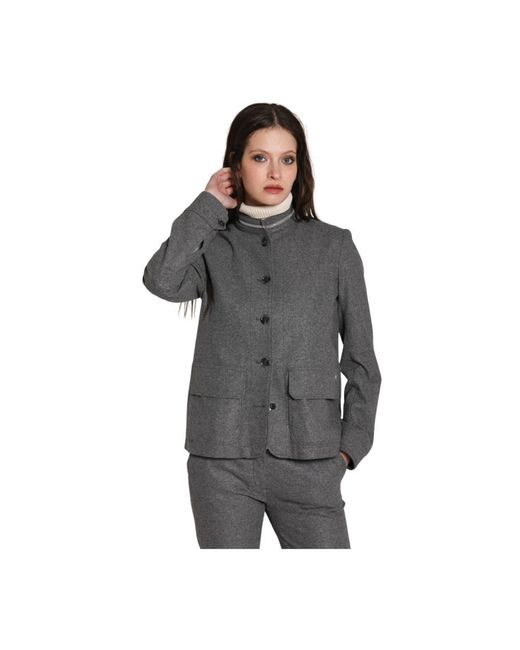 Mason's Jassen ,Grijs ,Wol Karen New Jacket in het Gray