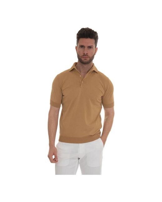 hindustrie Brown Polo Shirts for men