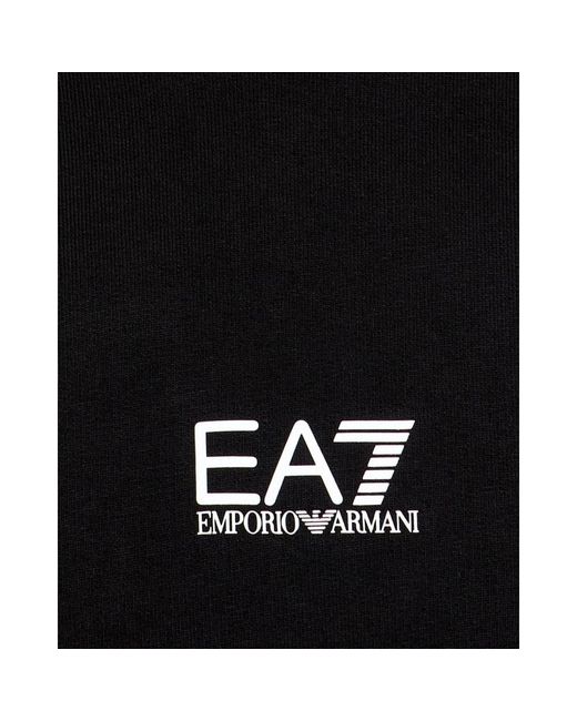 EA7 Blue Round-Neck Knitwear for men