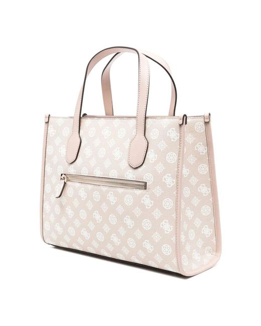 Guess Natural Silvana Tote Tasche Rosa
