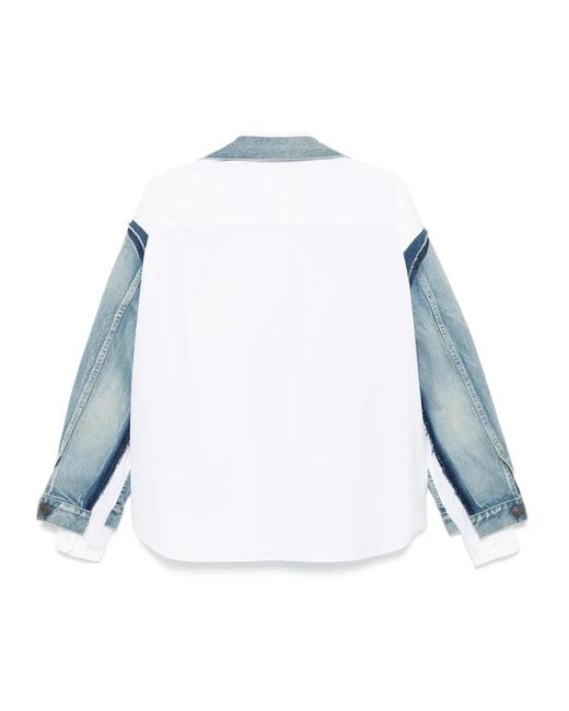 Junya Watanabe Jassen ,Blauw ,Katoen Damesjas in het Blue