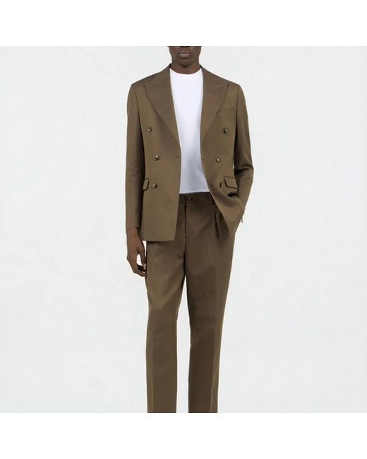 Roberto Cavalli Natural Double Breasted Suits for men