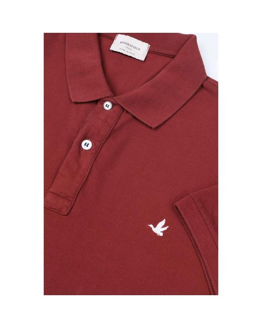 Brooksfield Tabasco polo shirt in Red für Herren