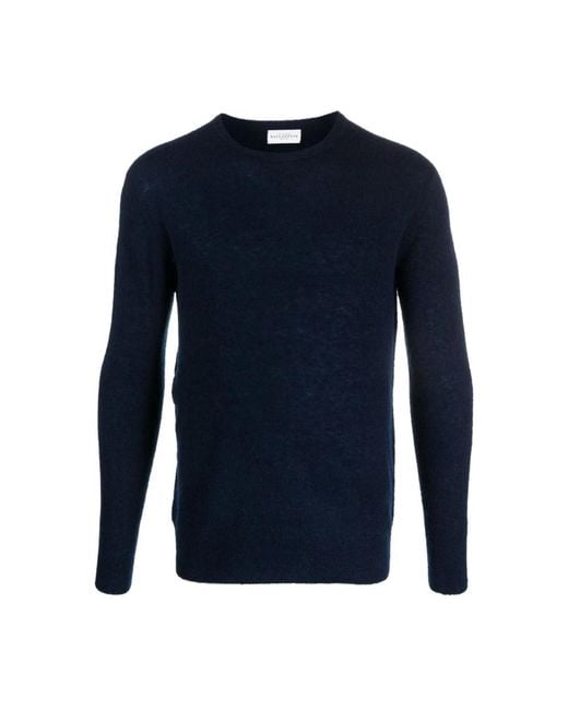 Ballantyne R Neck Pullover in het Blue voor heren