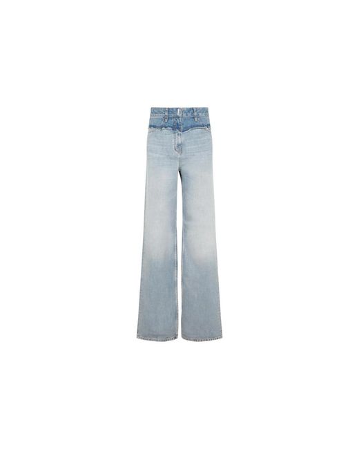 Givenchy Blue Wide Jeans