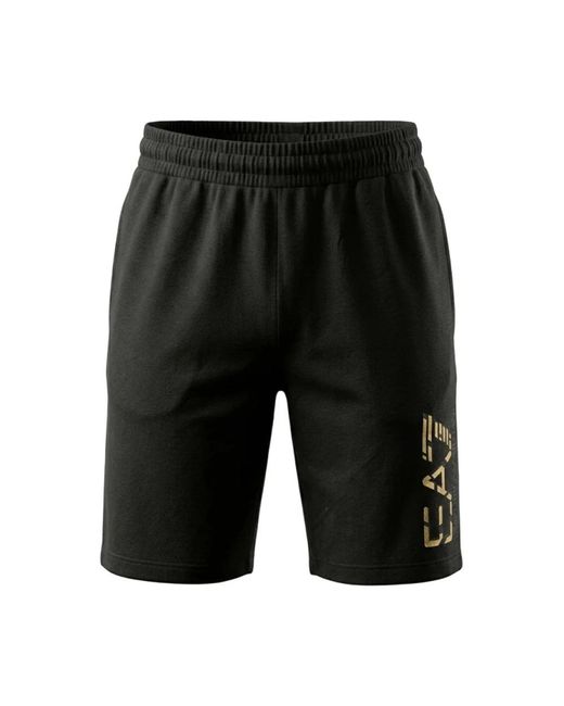 Casual Shorts EA7 de hombre de color Black