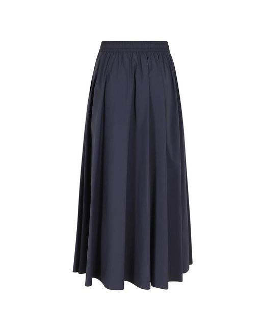 Herno Lichte Nylon Stretch Rok in het Blue