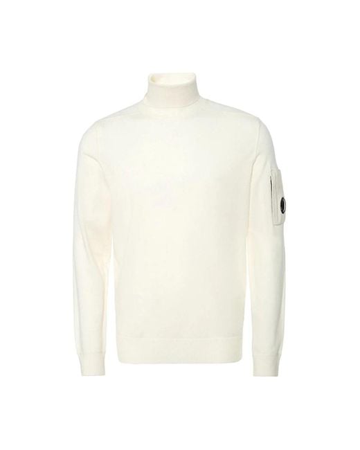 C P Company White Turtlenecks for men
