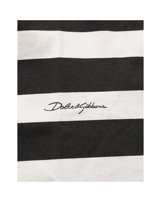 Dolce & Gabbana Black T-Shirts for men