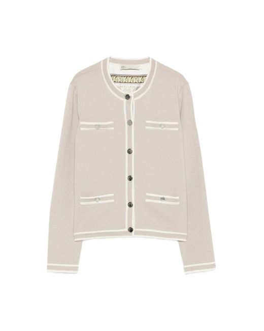 Tory Burch Wollen Cardigan in het White
