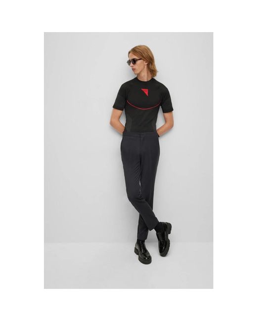 HUGO Blue Suit Trousers for men