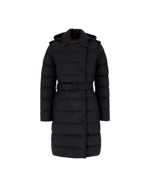 Down Coats Burberry de color Black