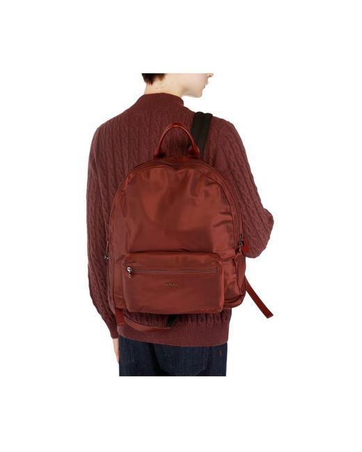Kiton Red Backpacks for men
