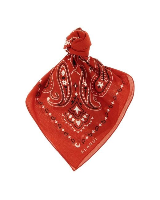 Alanui Red Scarves