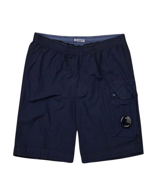 Shorts in denim casual per uomo di C P Company in Blue da Uomo