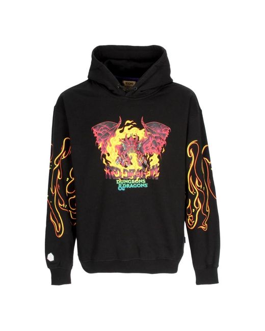 Octopus Roter Drachen Hoodie Dungeons & Dragons in Black für Herren