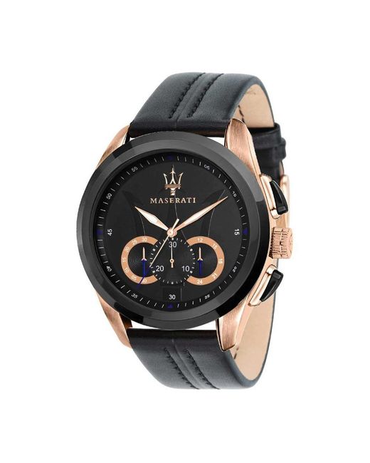 Watches di Maserati in Black da Uomo
