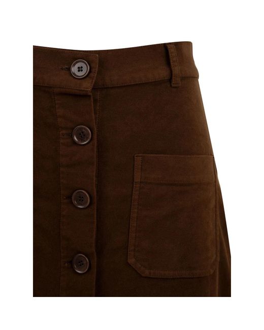 Aspesi Midi Skirts in het Brown