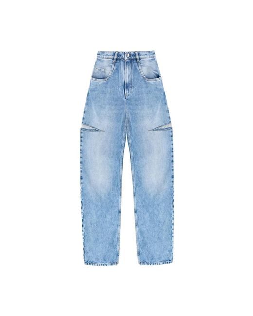 Maison Margiela Blue Jeans mit ausschnitten