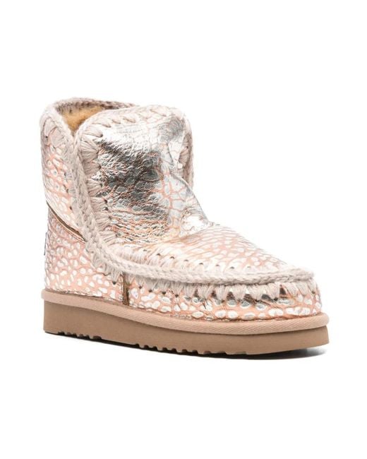 Mou Pink Winter Boots