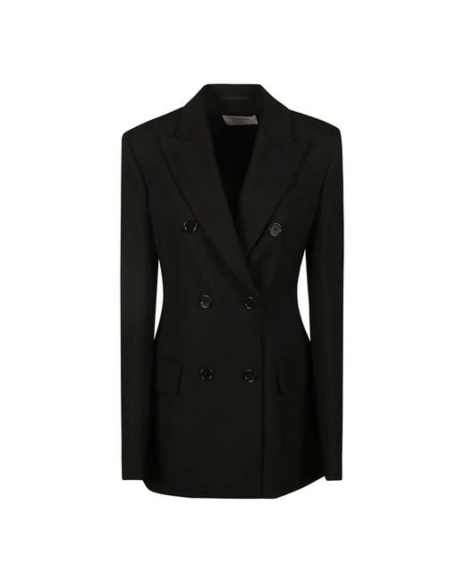 Double-breasted coats Sportmax de color Black