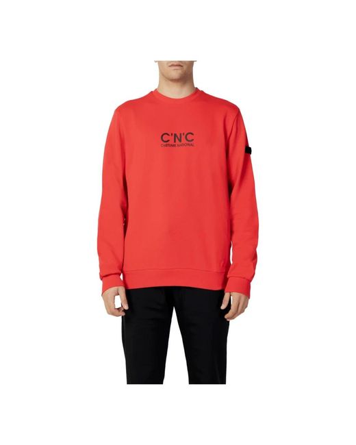CoSTUME NATIONAL Red Sweatshirts for men