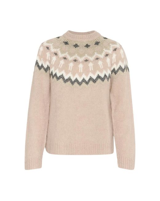 Inwear Natural Round-Neck Knitwear