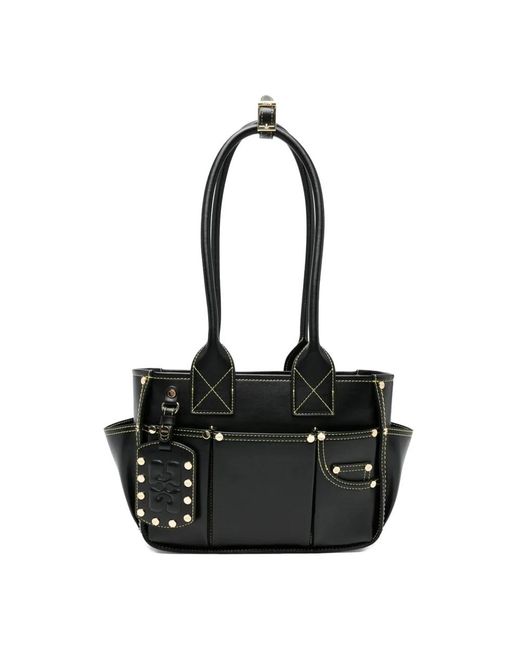 Ganni Black Shoulder Bags