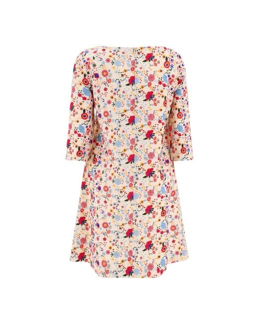 Ines De La Fressange Paris Pink Short Dresses