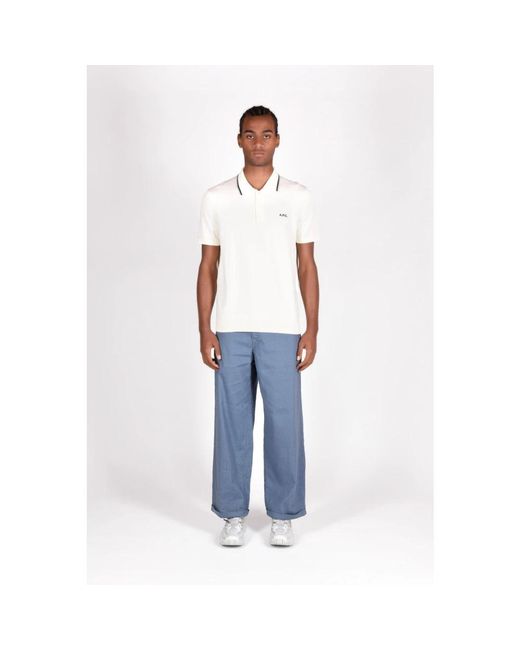 Barena Blue Wide Trousers for men