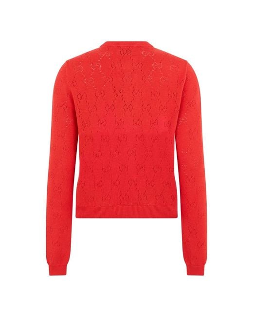 Cardigans Gucci de color Red