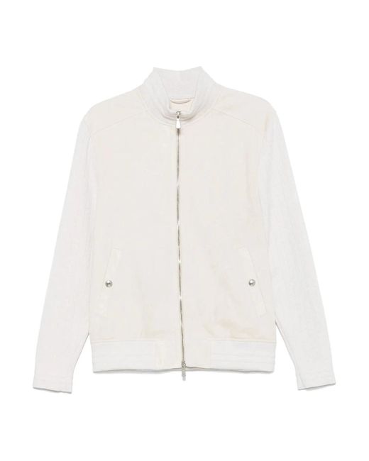 Cardigans di Eleventy in White da Uomo