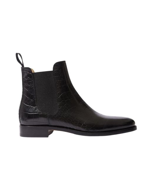 Scarosso Black Giancarlo Chelsea Boots for men