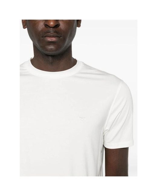 Emporio Armani White T-Shirts for men