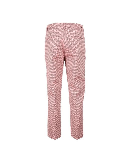 Seventy Broeken ,Roze ,Katoen Katoenmix Elastaan Broek in het Pink