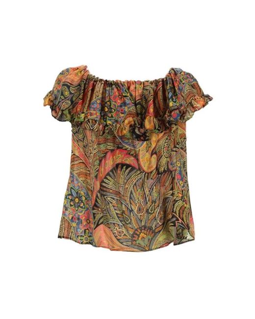 Etro Natural Blouses