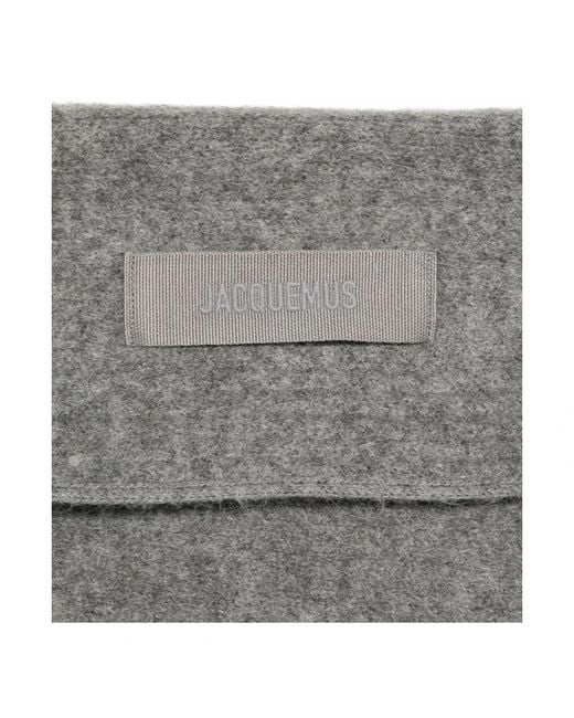 Jacquemus Gray Winter Scarves