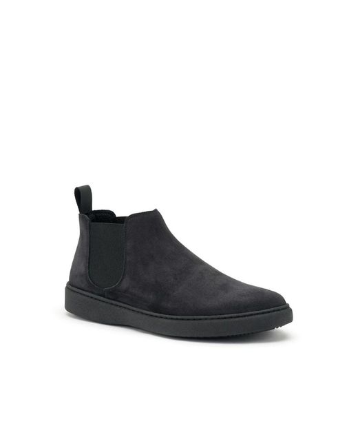 Frau Black Chelsea Boots for men