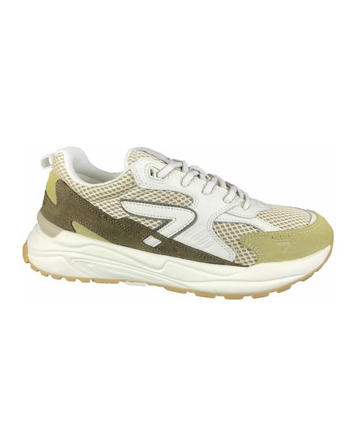 Hub Grid Sneaker in het White voor heren