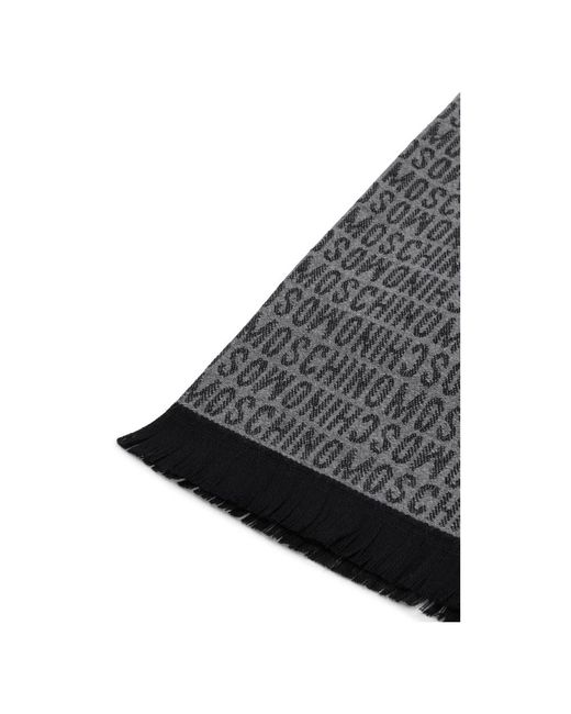 Moschino Black Winter Scarves