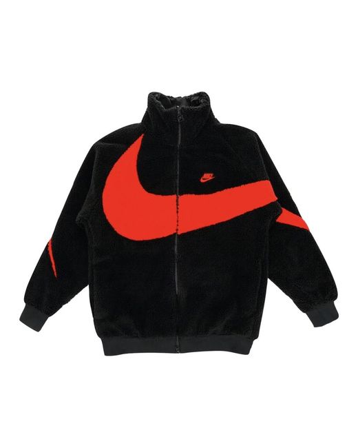 Giacca nike rosse sales