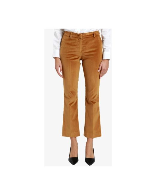 PT Torino Wide Trousers in het Brown