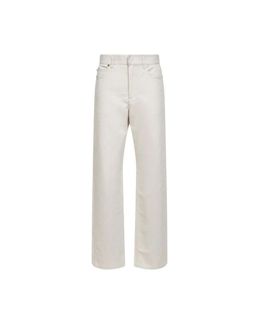 Fendi Gray Wide Jeans